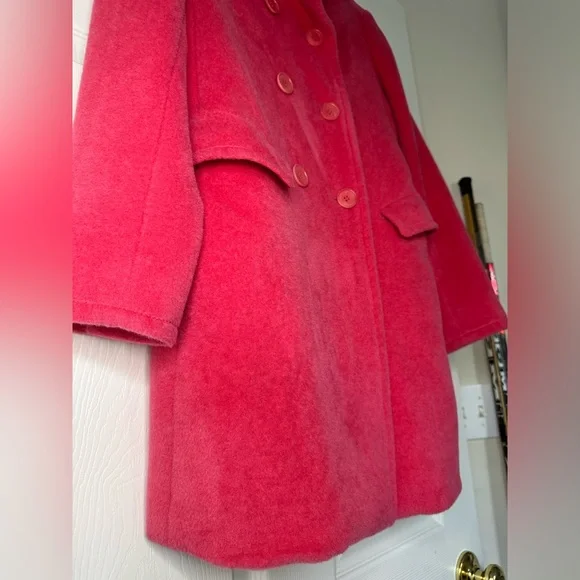 Talbots Pink Trench Coat - Picture 5 of 7